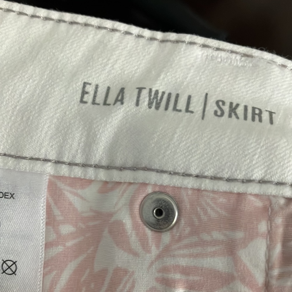 Tommy Bahama White Denim Midi Skirt - Picture 5 of 6